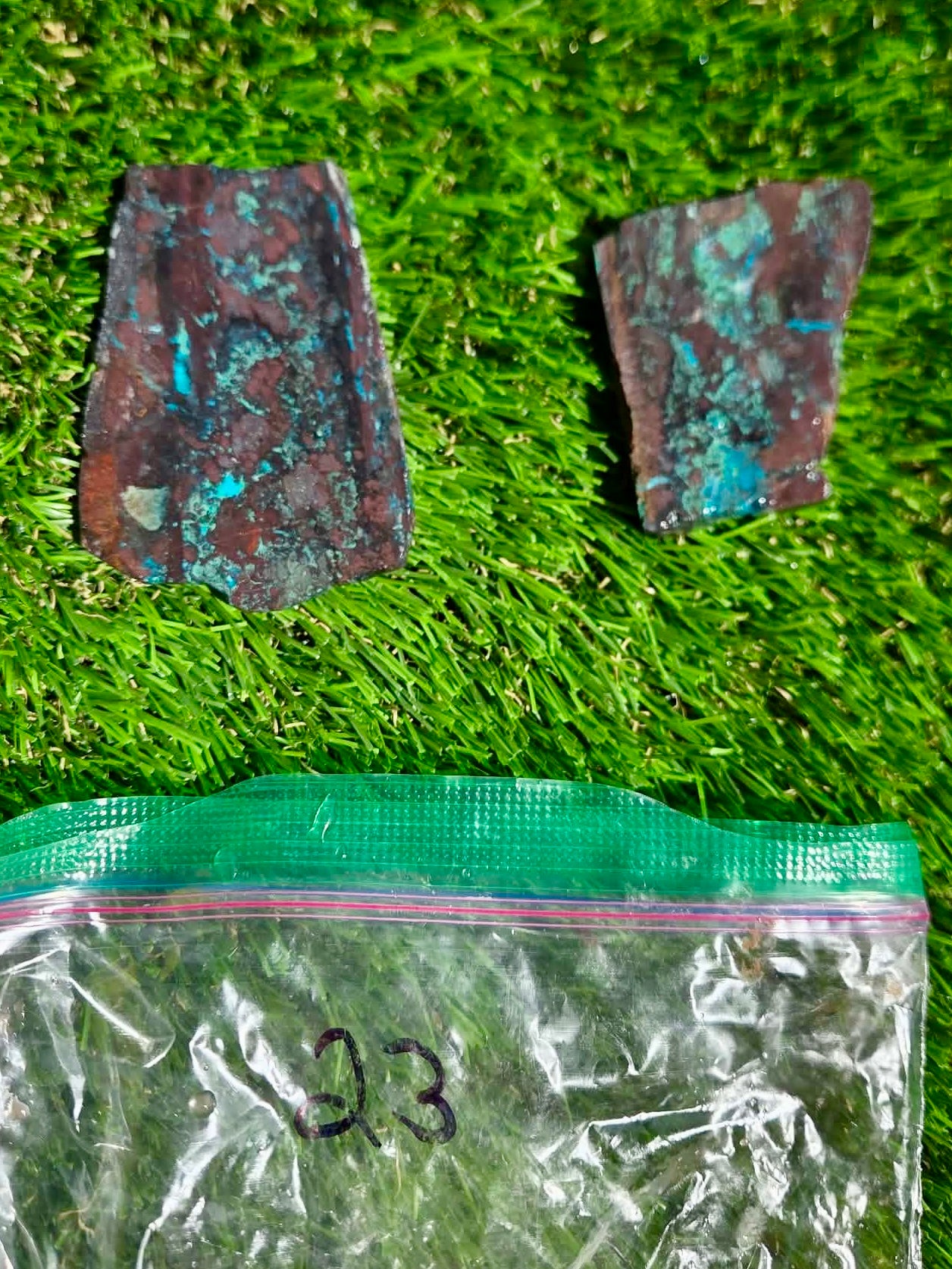 Globe Chrysocolla Slab Bundle -23