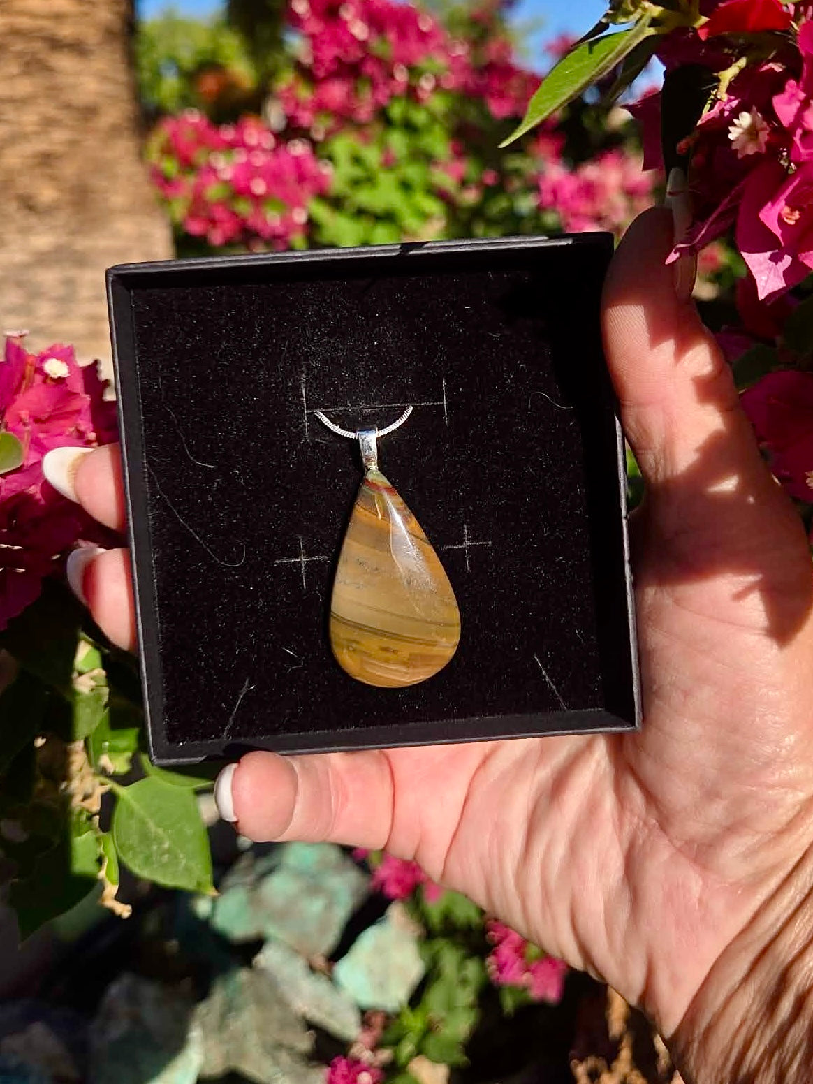 Earthly Cab Necklace-N6