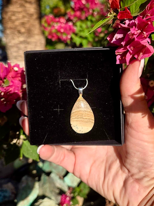 Earthly Cab Necklace-N21