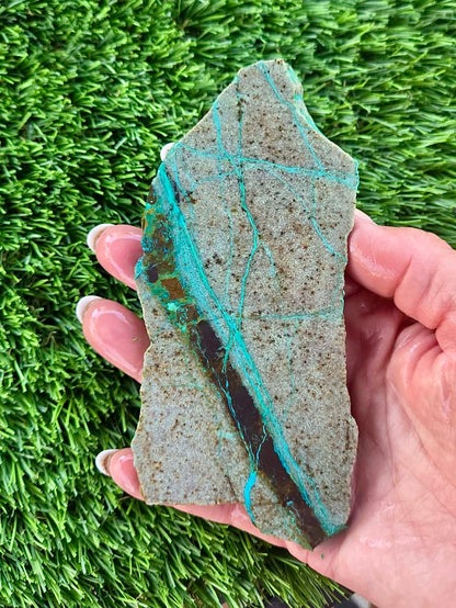 Globe Chrysocolla Slab 12-16