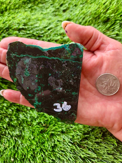 Globe Chrysocolla Slabs 32-36