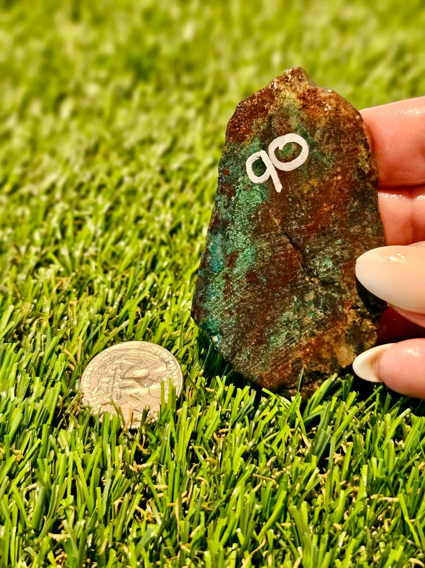Globe Chrysocolla Slabs 85-90