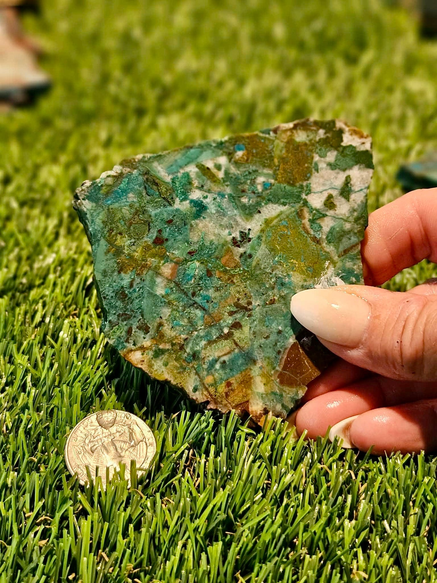 Globe Chrysocolla Slabs 91-94