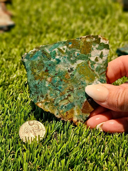 Globe Chrysocolla Slabs 91-94