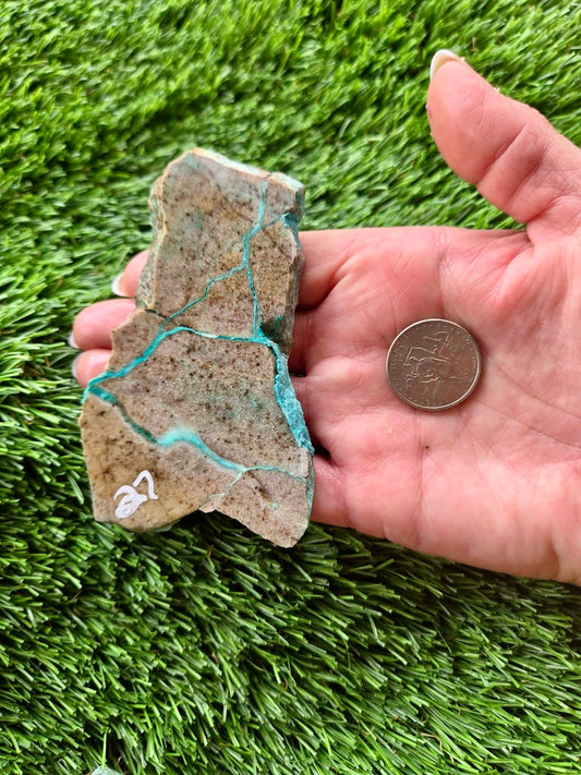 Globe Chrysocolla Slabs 27-31