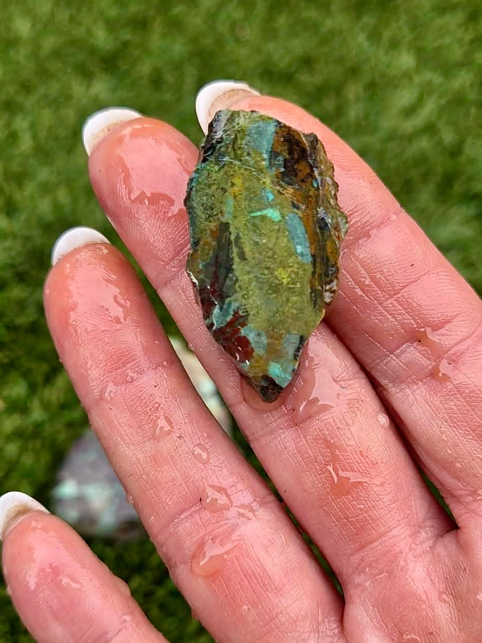 Globe Chrysocolla Slab Bundle -4