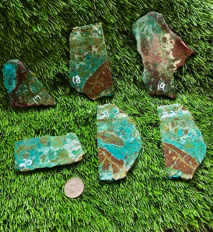 Globe Chrysocolla Slab 17-22