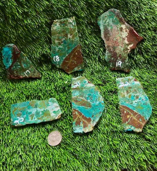 Globe Chrysocolla Slab 17-22