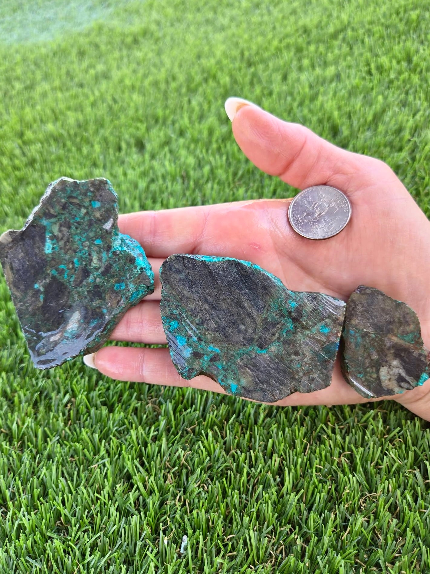 Globe Chrysocolla Slab Bundle -92