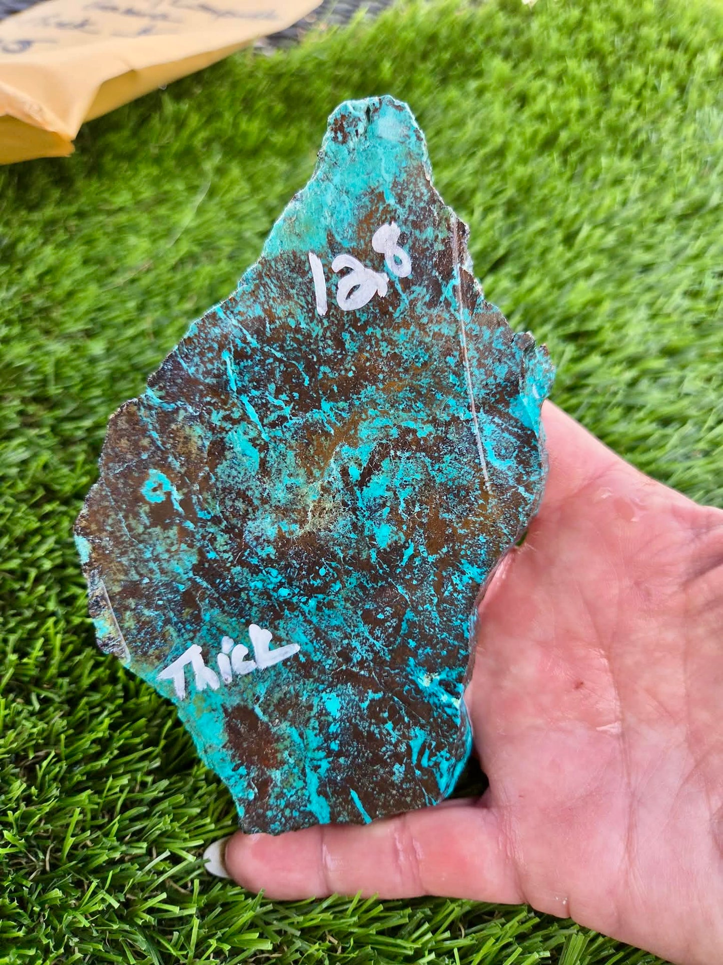 Globe Chrysocolla Slab 128-131