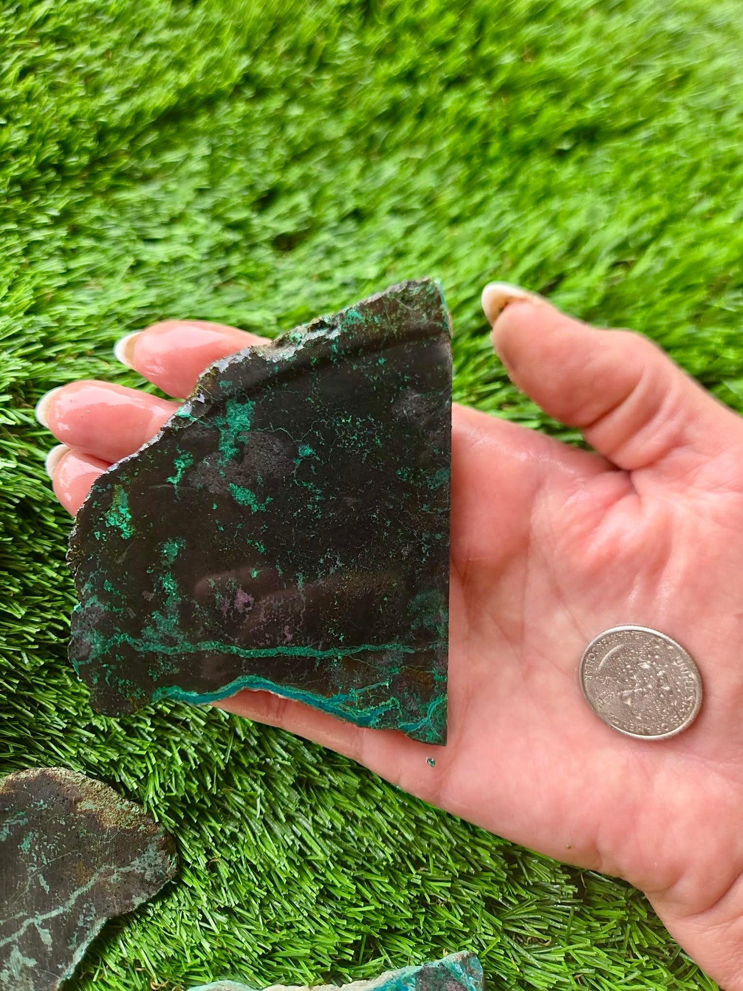 Globe Chrysocolla Slabs 32-36
