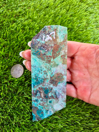 Globe Chrysocolla Slab 125-127