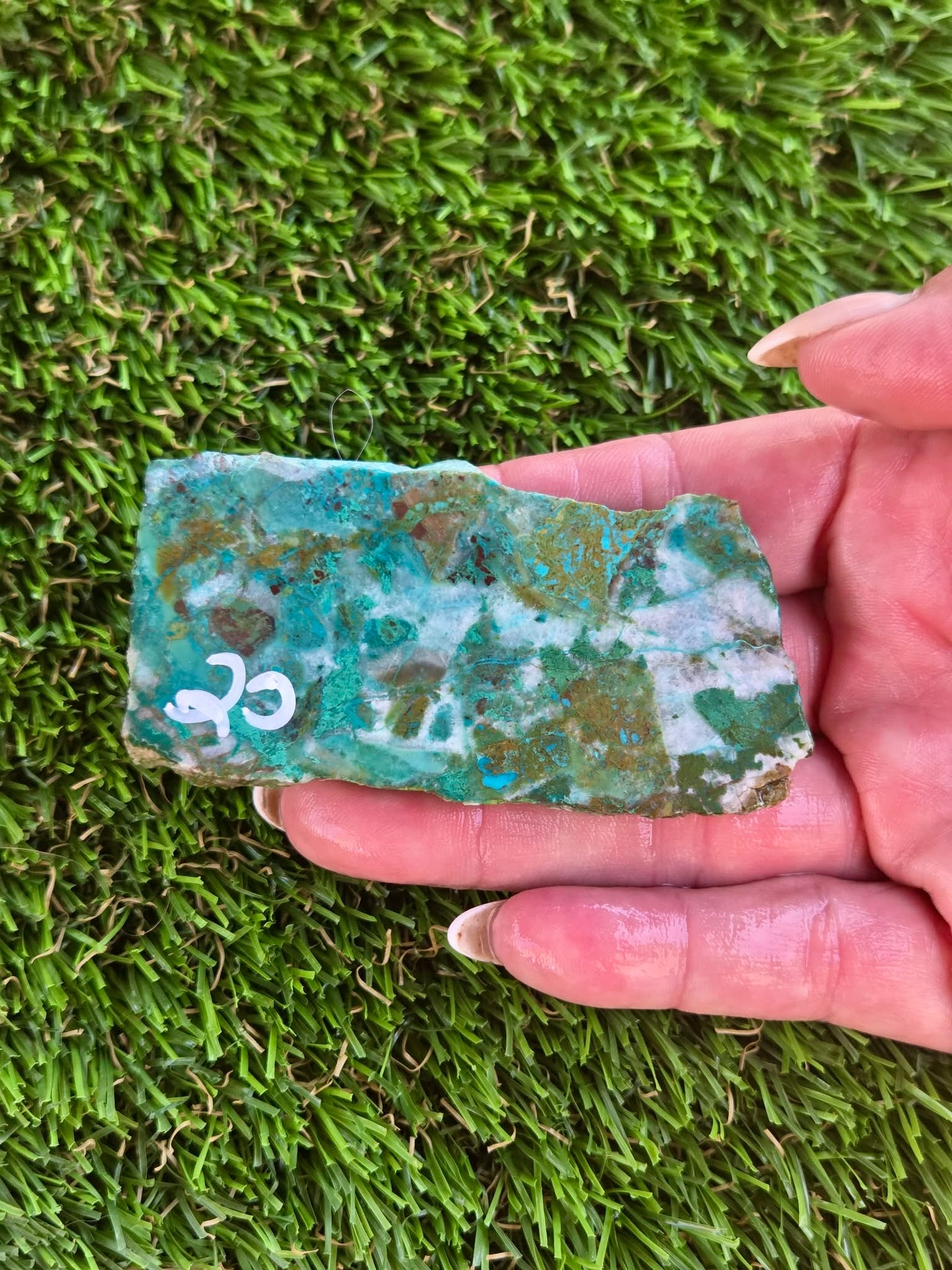 Globe Chrysocolla Slab A17-22