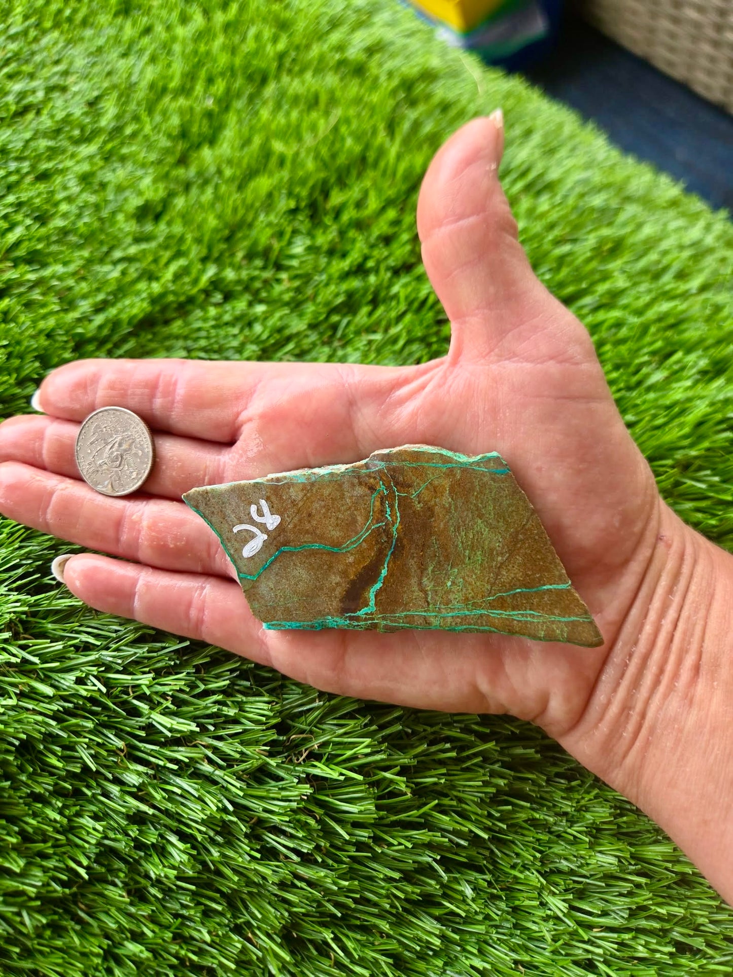 Globe Chrysocolla Slabs 27-31