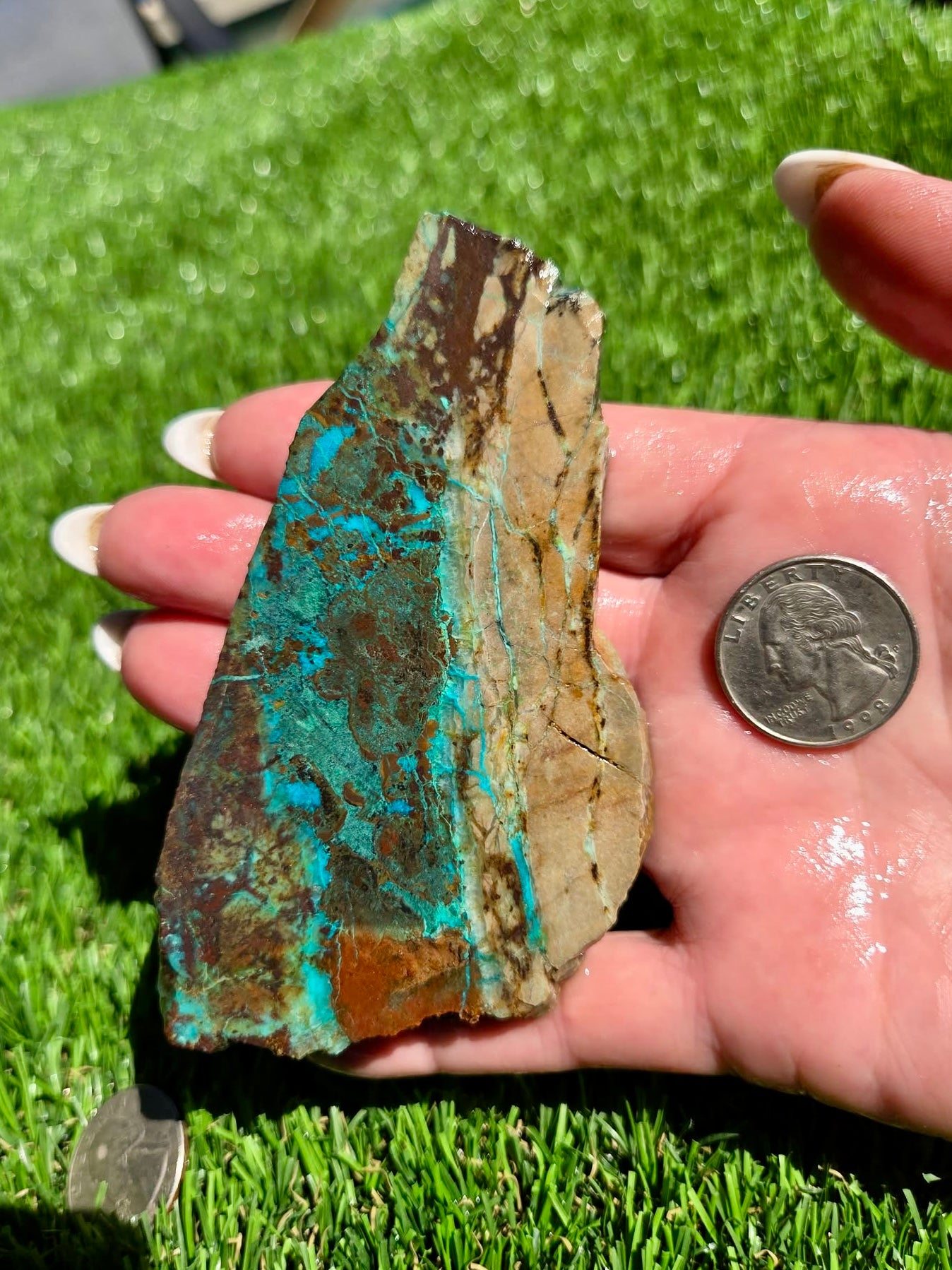 Globe Chrysocolla Slab Bundle -85