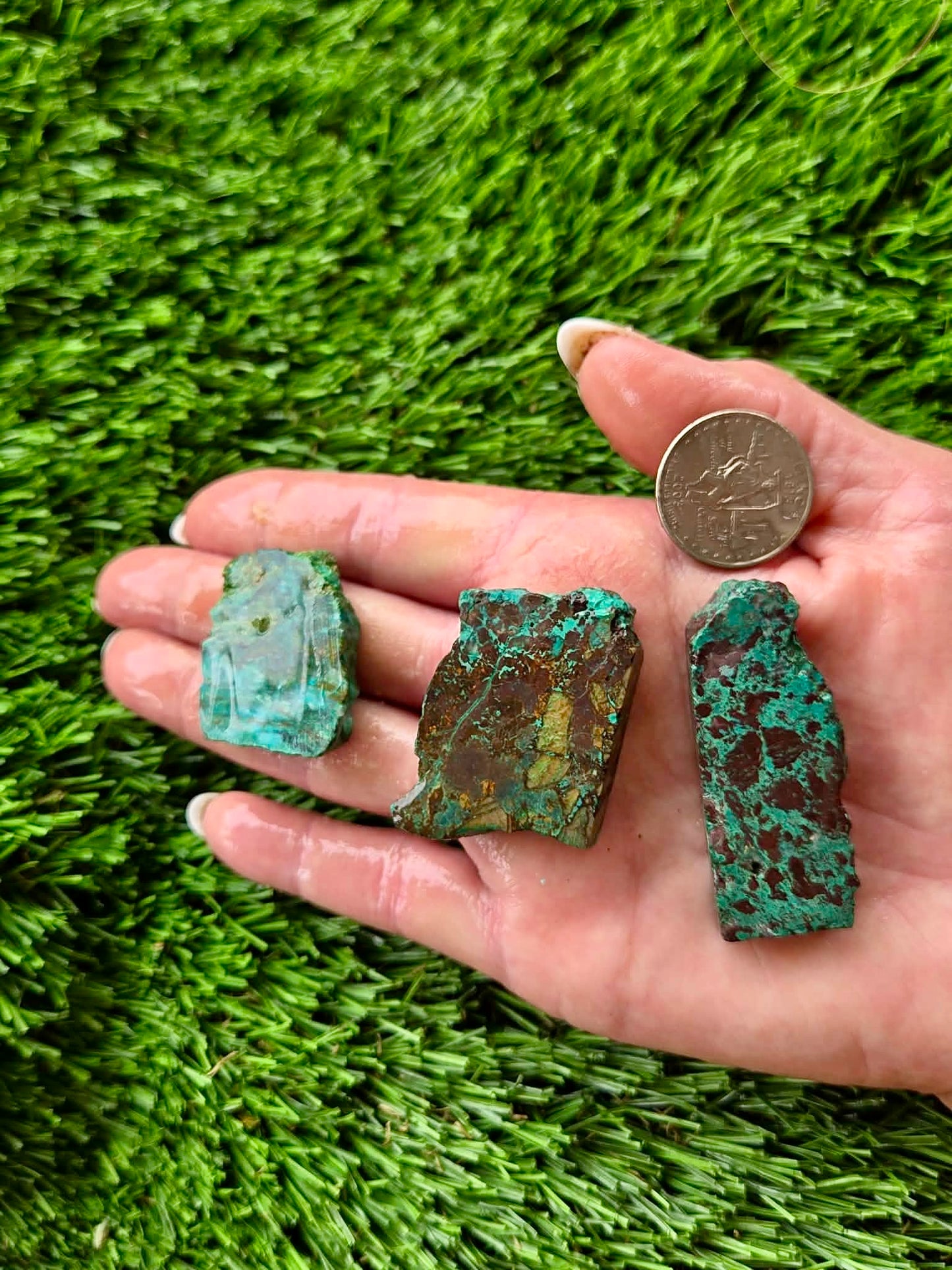 Globe Chrysocolla Slab Bundle -61