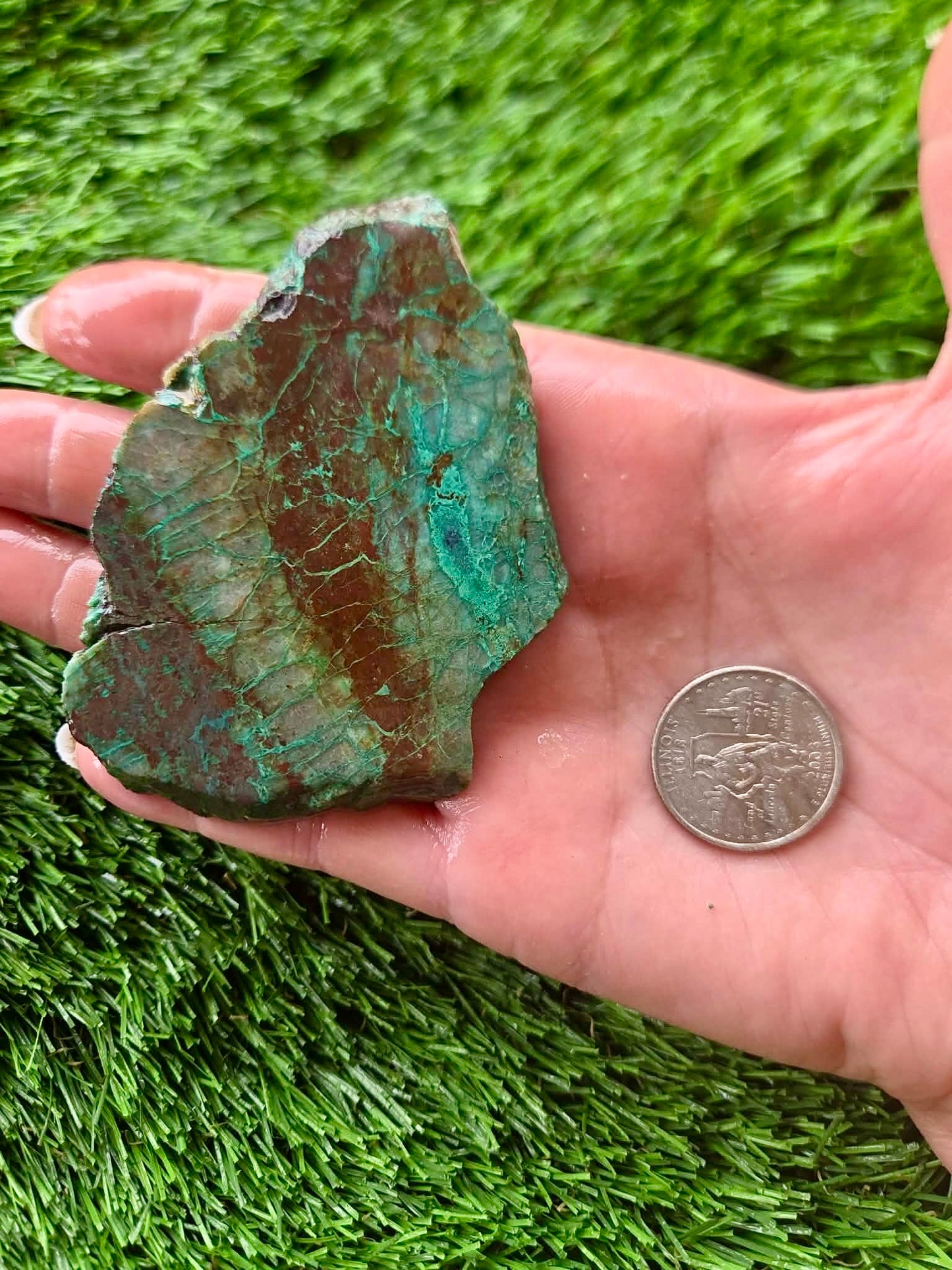 Globe Chrysocolla Slabs 37-40