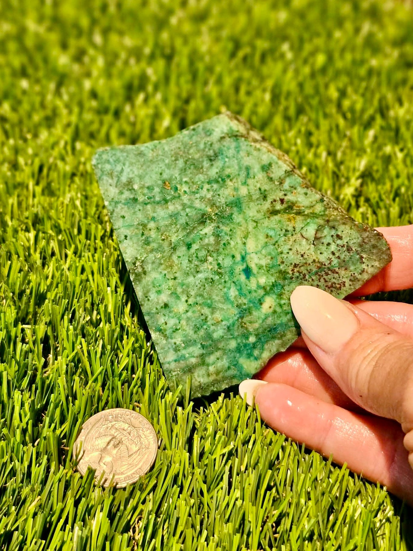 Globe Chrysocolla Slabs 73-78