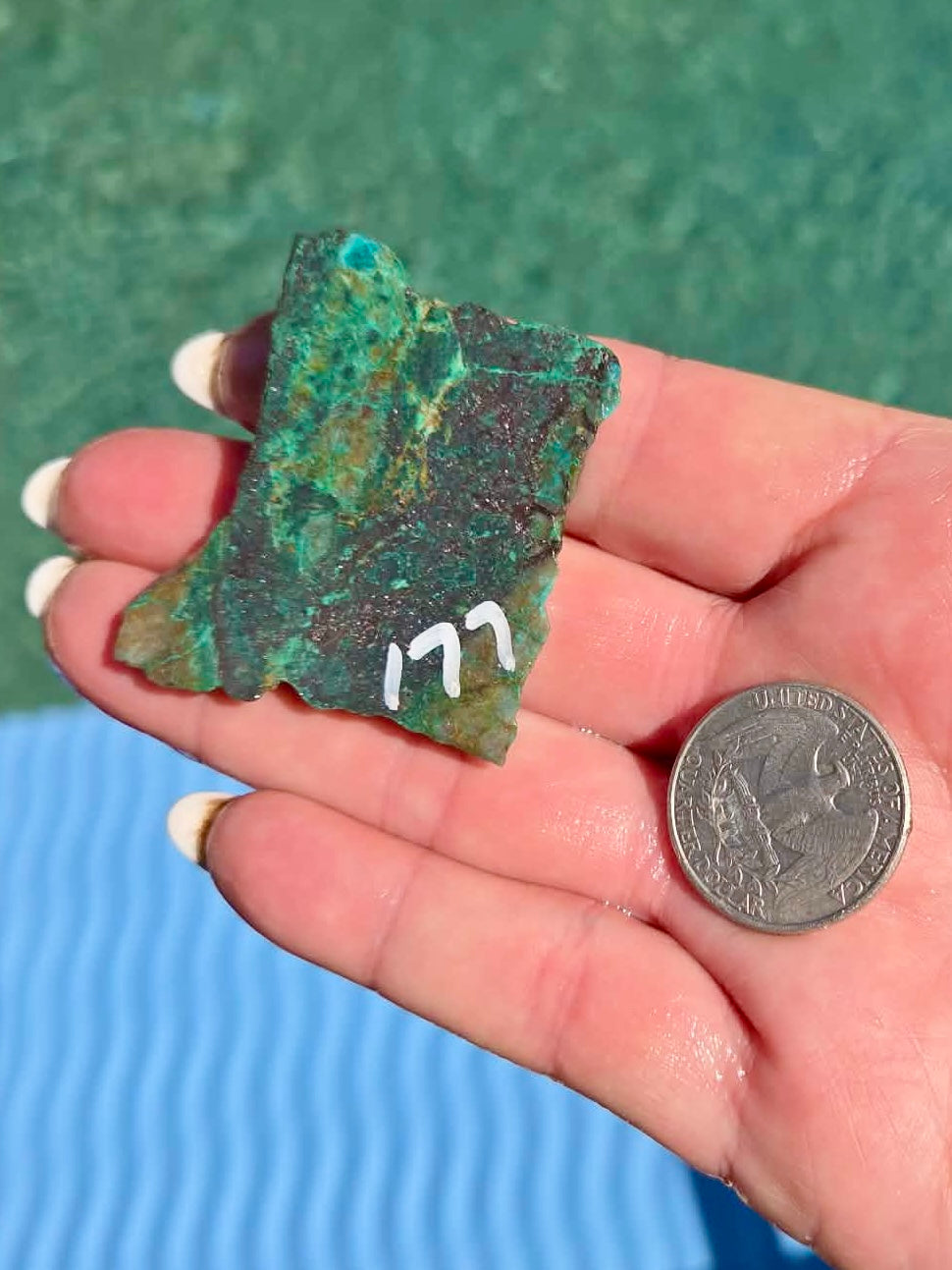 Planet Mine Chrysocolla Slab 176-183