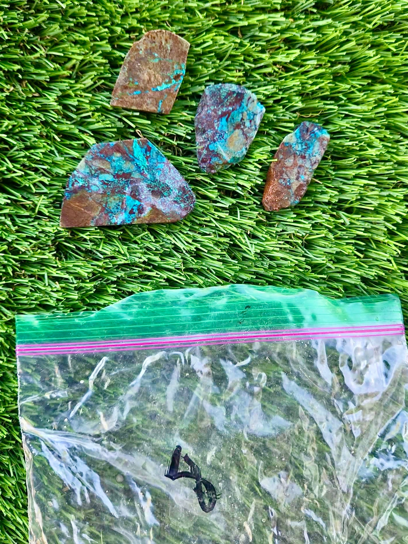 Globe Chrysocolla Slab Bundle -8