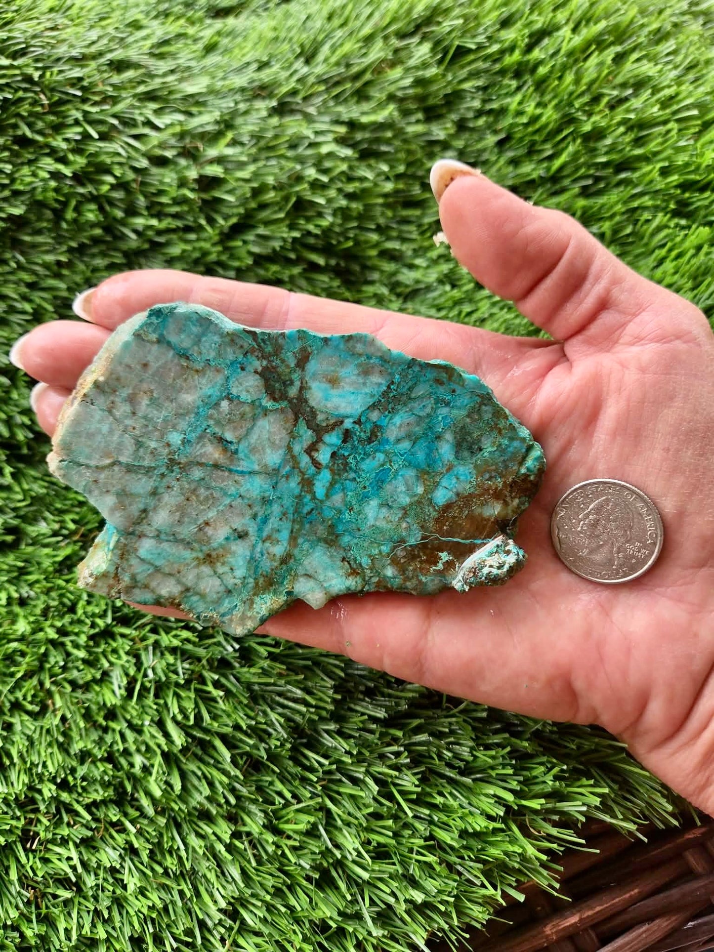 Globe Chrysocolla Slabs 23-26