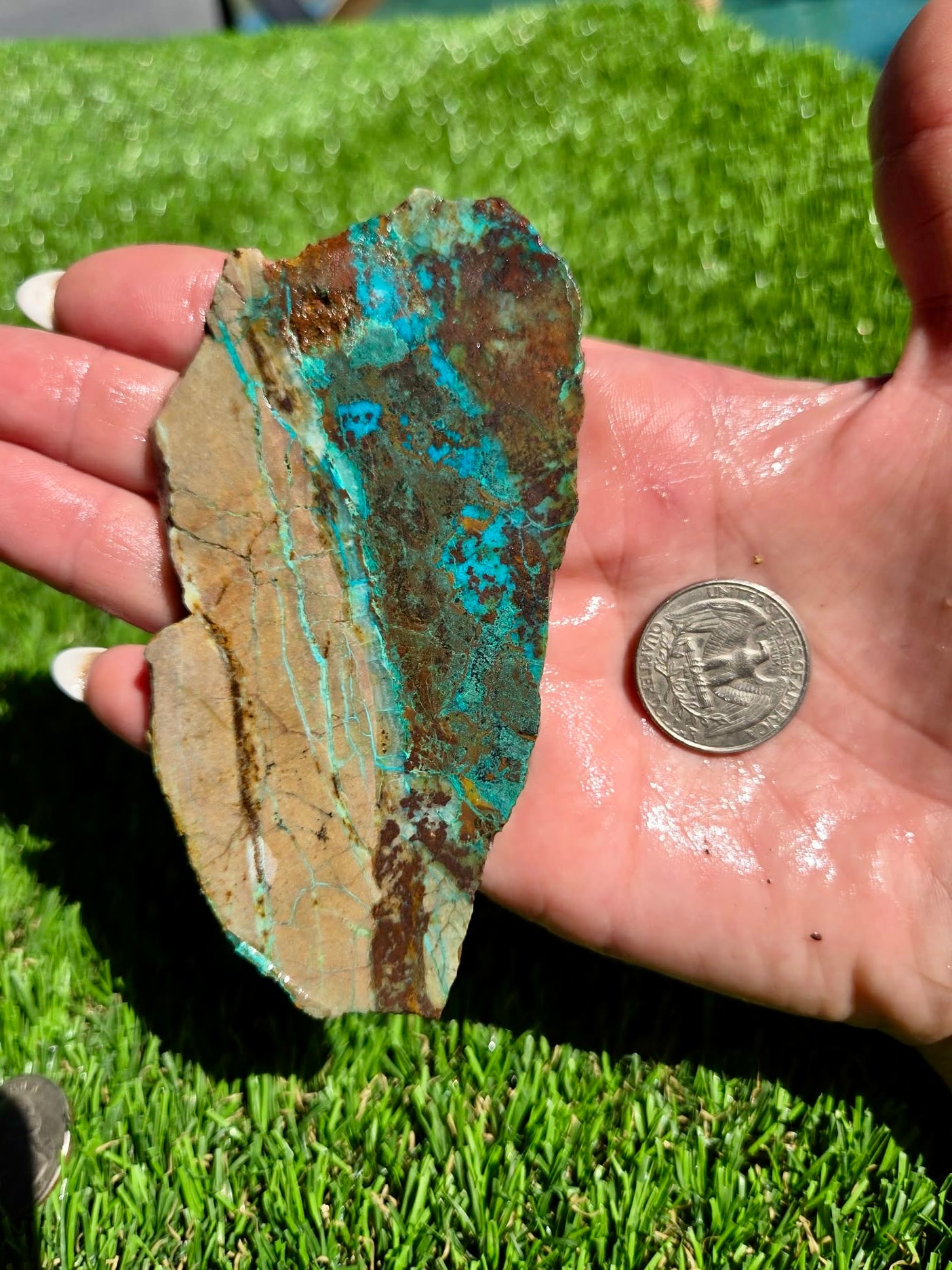 Globe Chrysocolla Slab Bundle -84