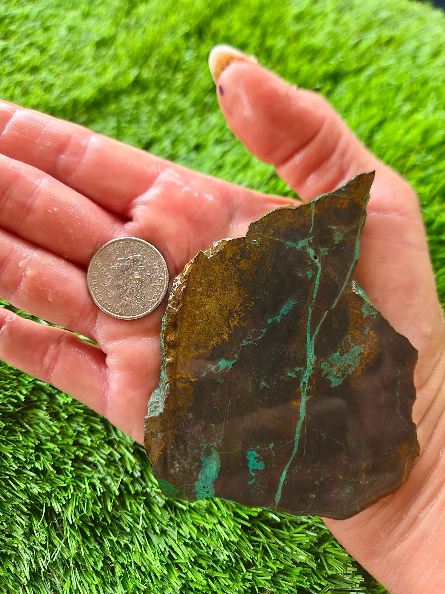 Globe Chrysocolla Slabs 32-36