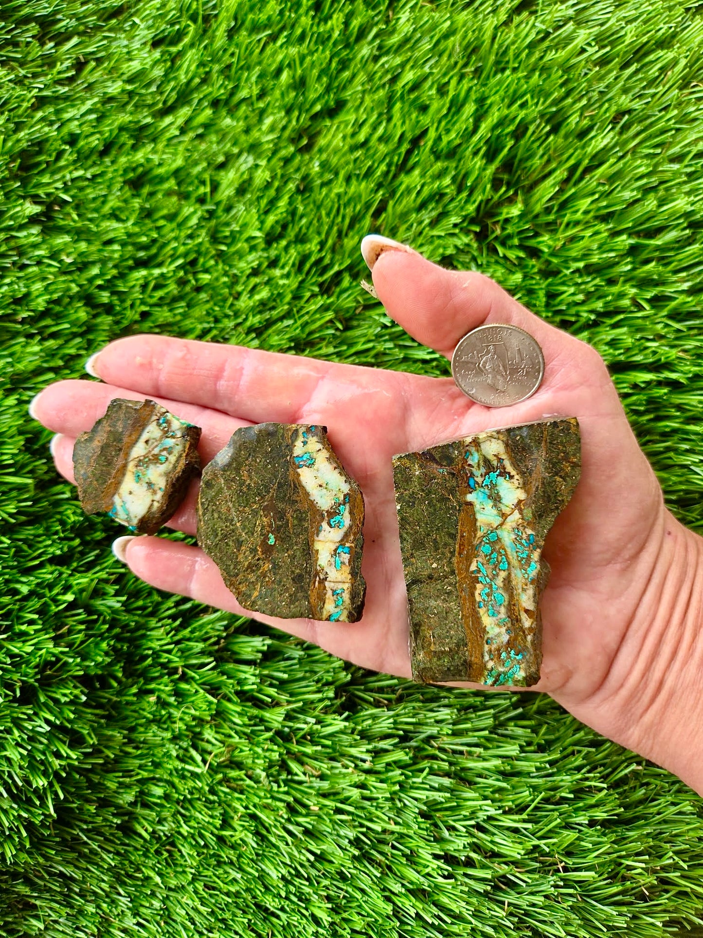 Globe Chrysocolla Slab Bundle -47