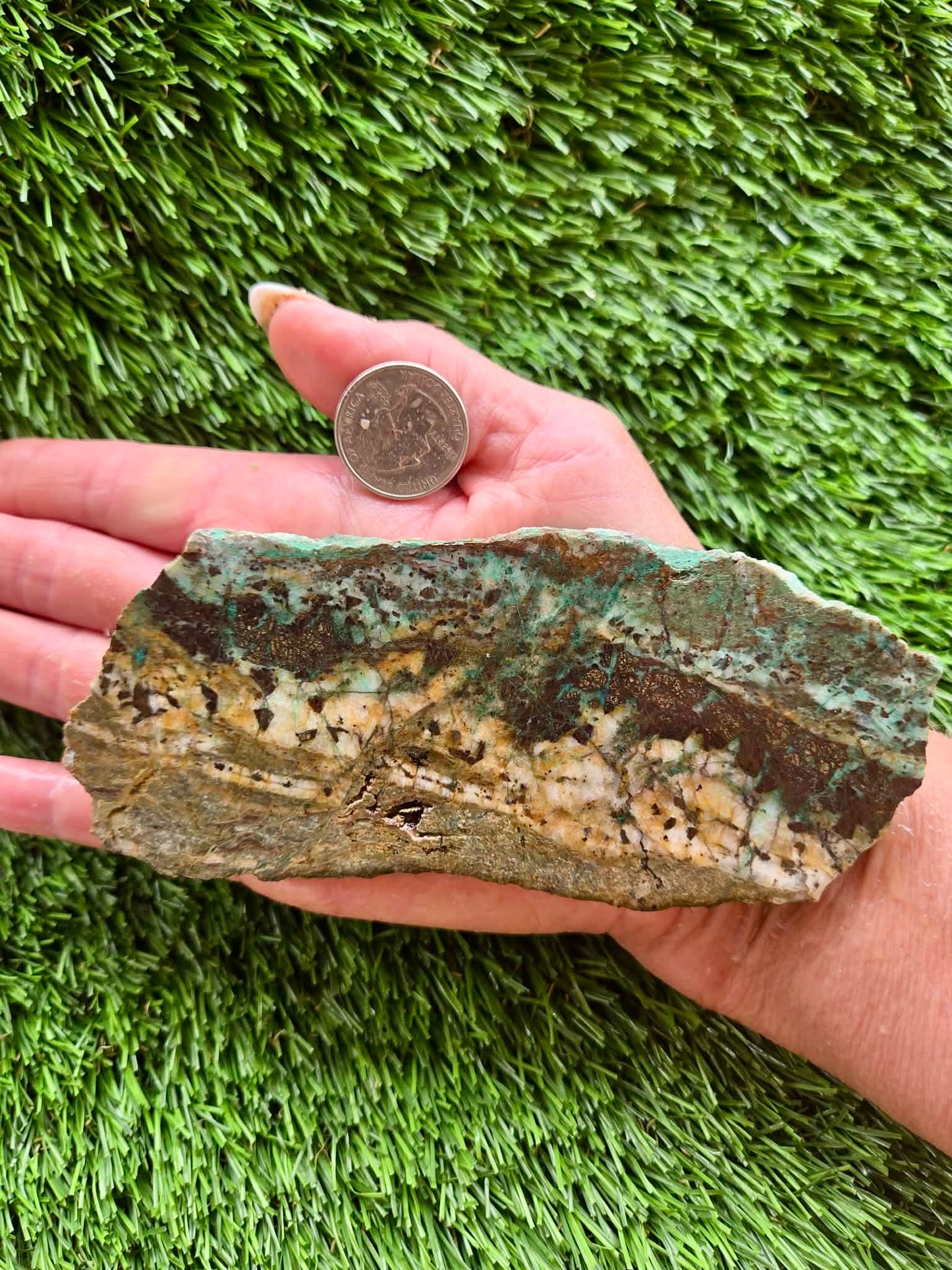 Globe Chrysocolla Slabs 23-26