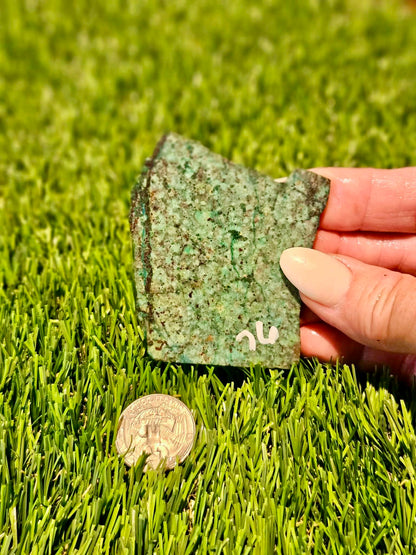 Globe Chrysocolla Slabs 73-78
