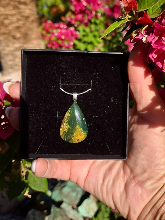 Earthly Cab Necklace-N14