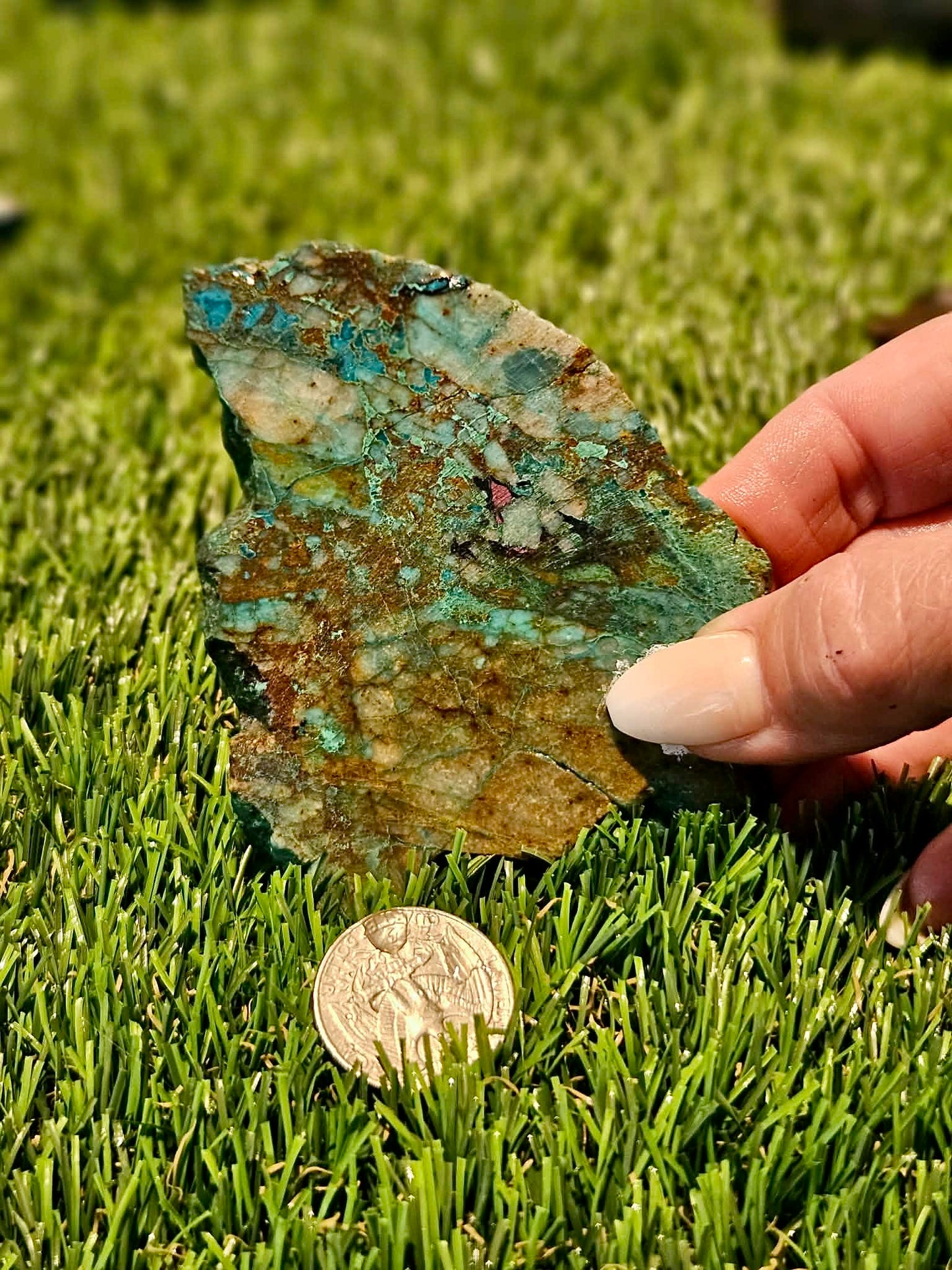 Globe Chrysocolla Slabs 91-94