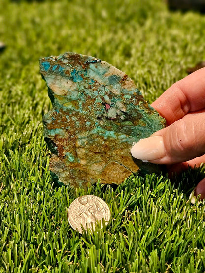Globe Chrysocolla Slabs 91-94