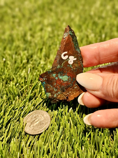 Globe Chrysocolla Slabs 67-72