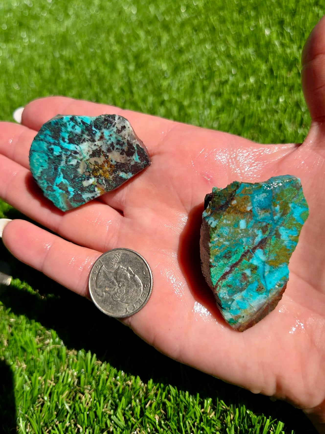 Globe Chrysocolla Slab Bundle -88