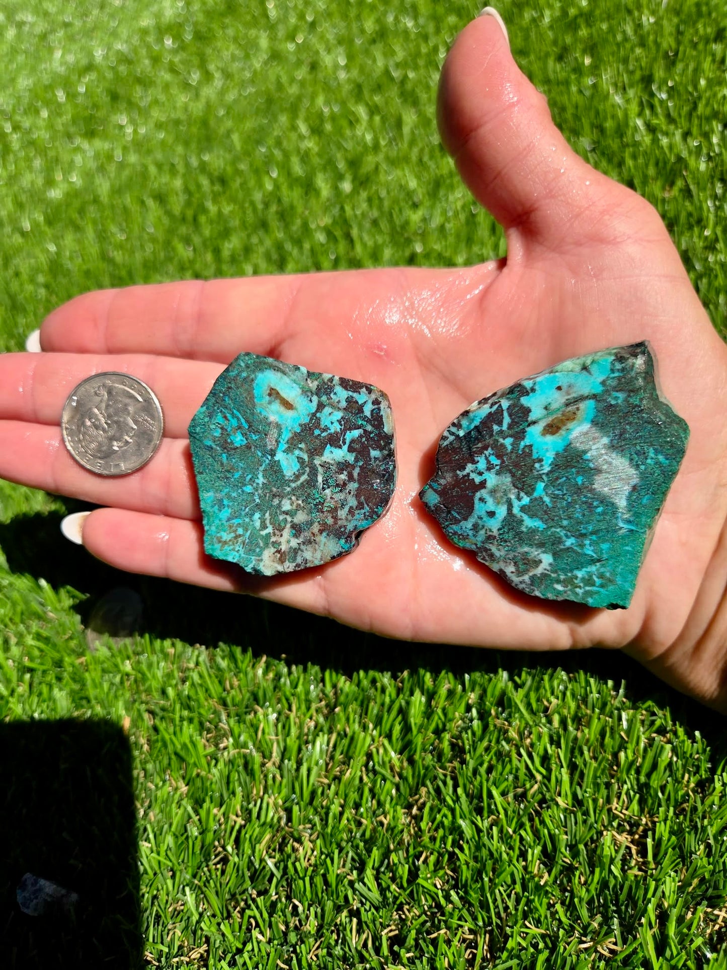Globe Chrysocolla Slab Bundle -87