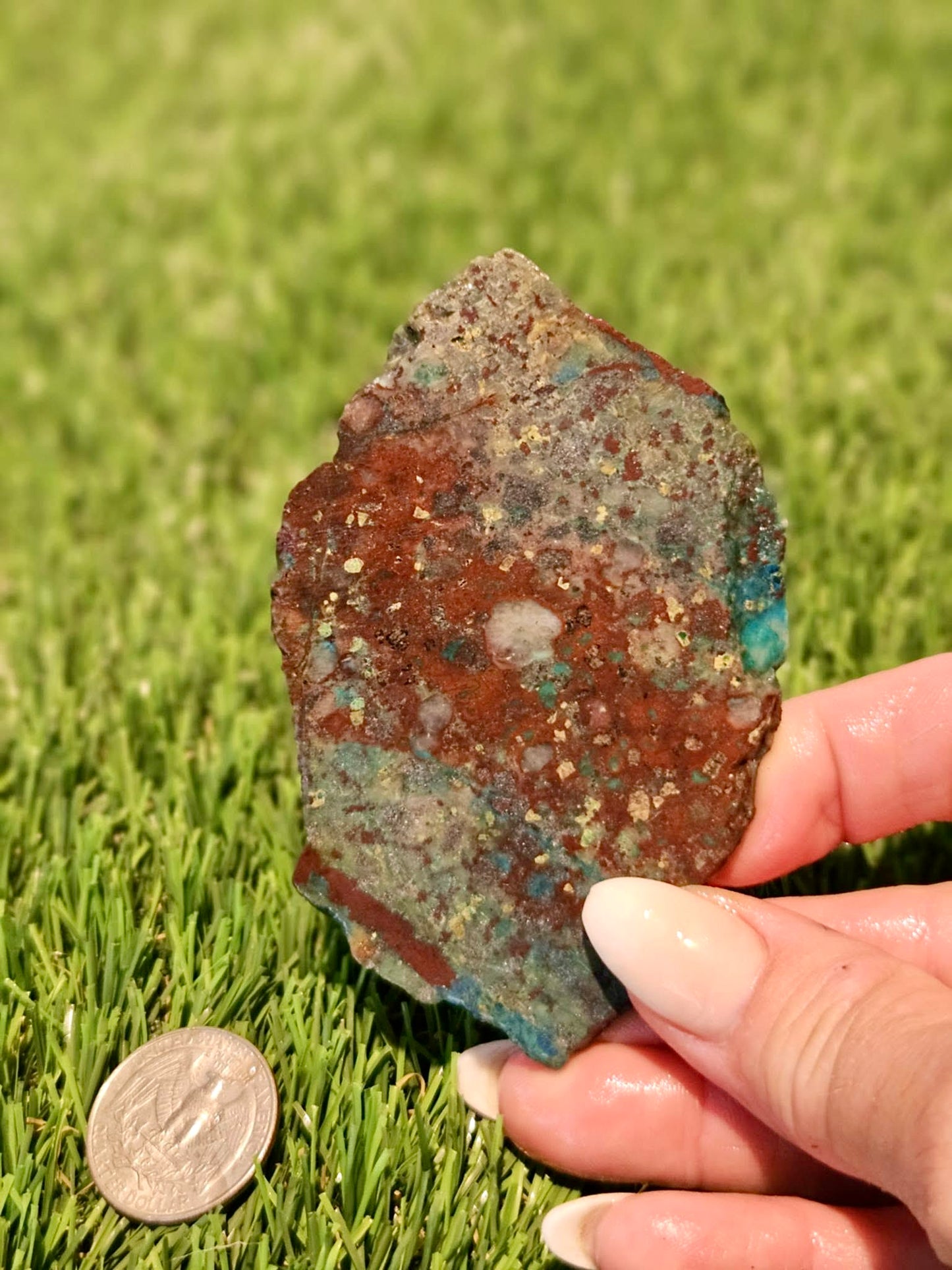 Globe Chrysocolla Slabs 61-66