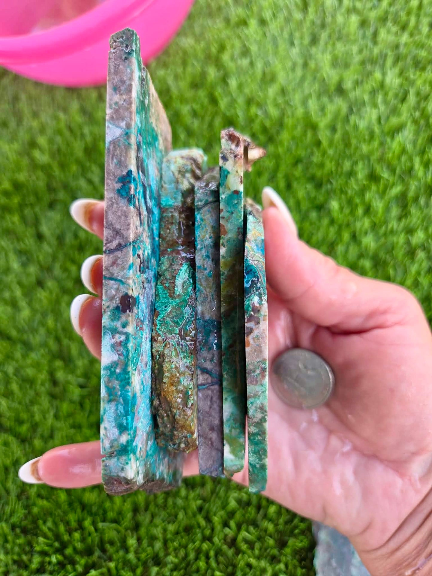 Planet Mine Chrysocolla 
Slab 171-175
