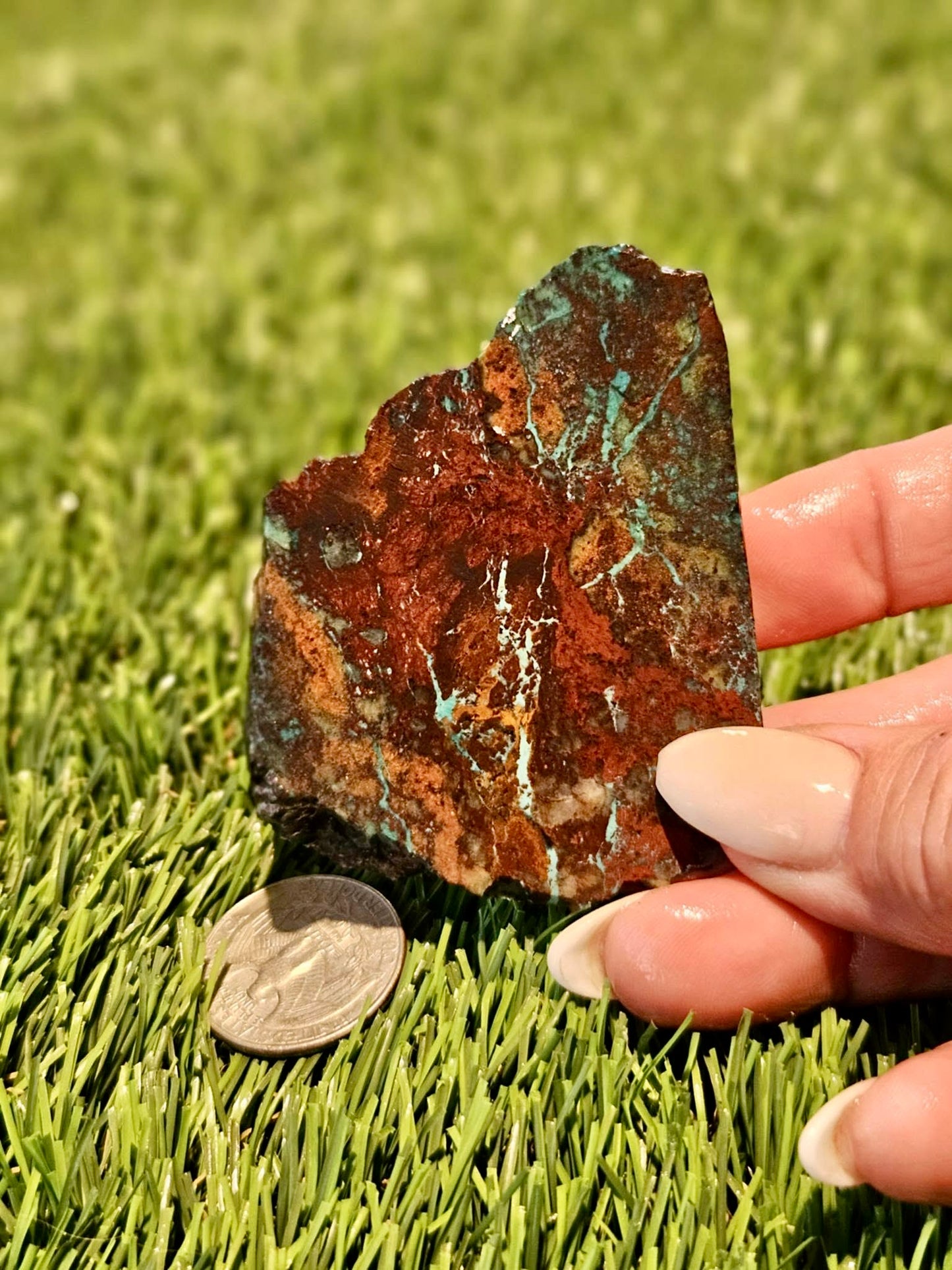 Globe Chrysocolla Slabs 67-72