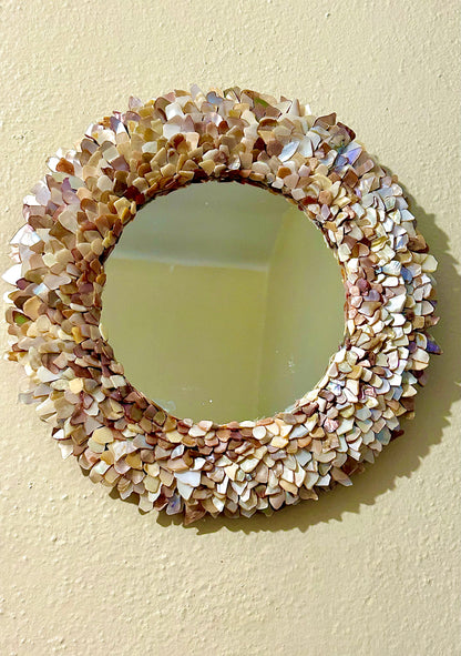 Handmade Natural Seashell Mirror