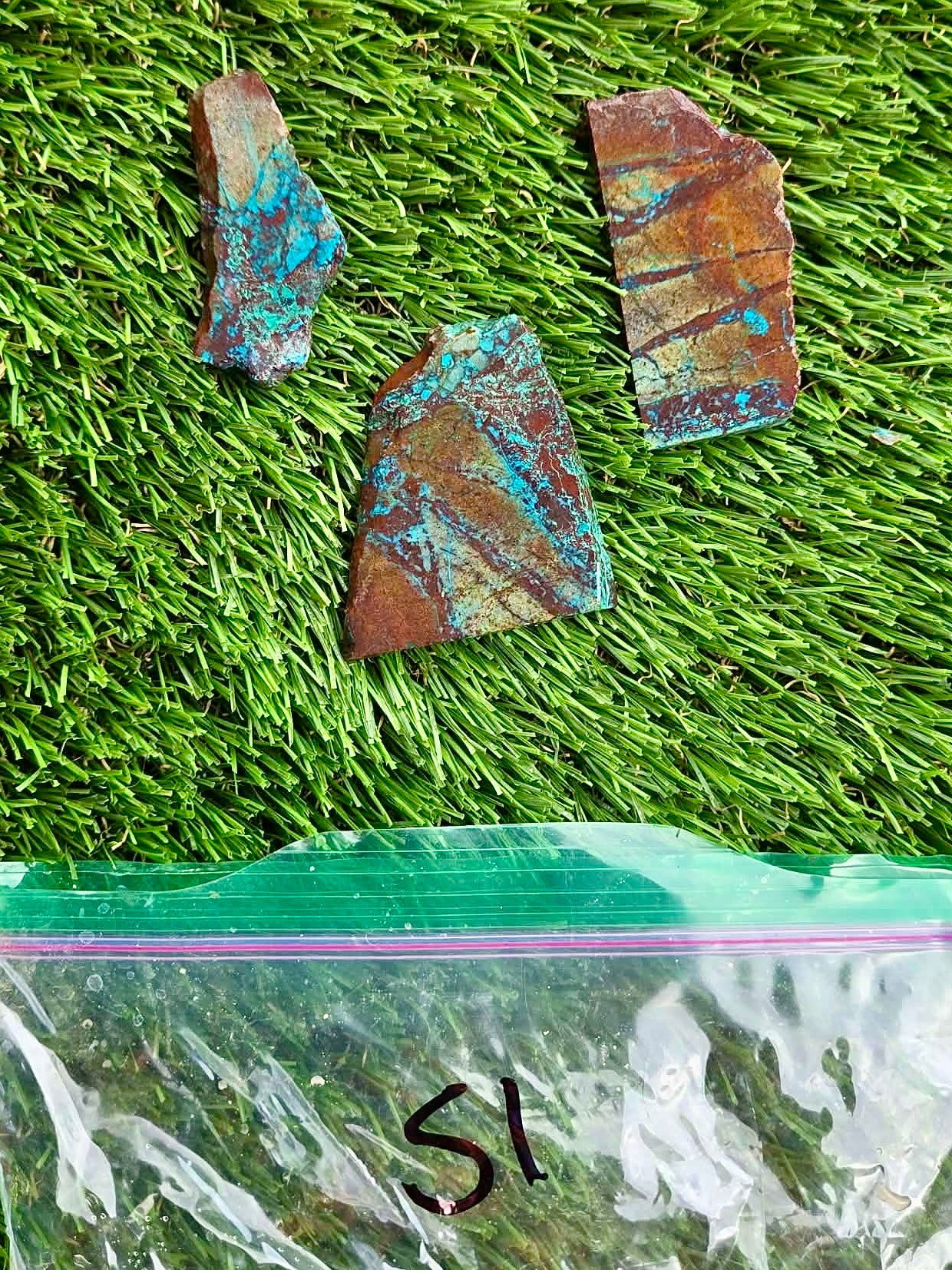 Globe Chrysocolla Slab Bundle -51