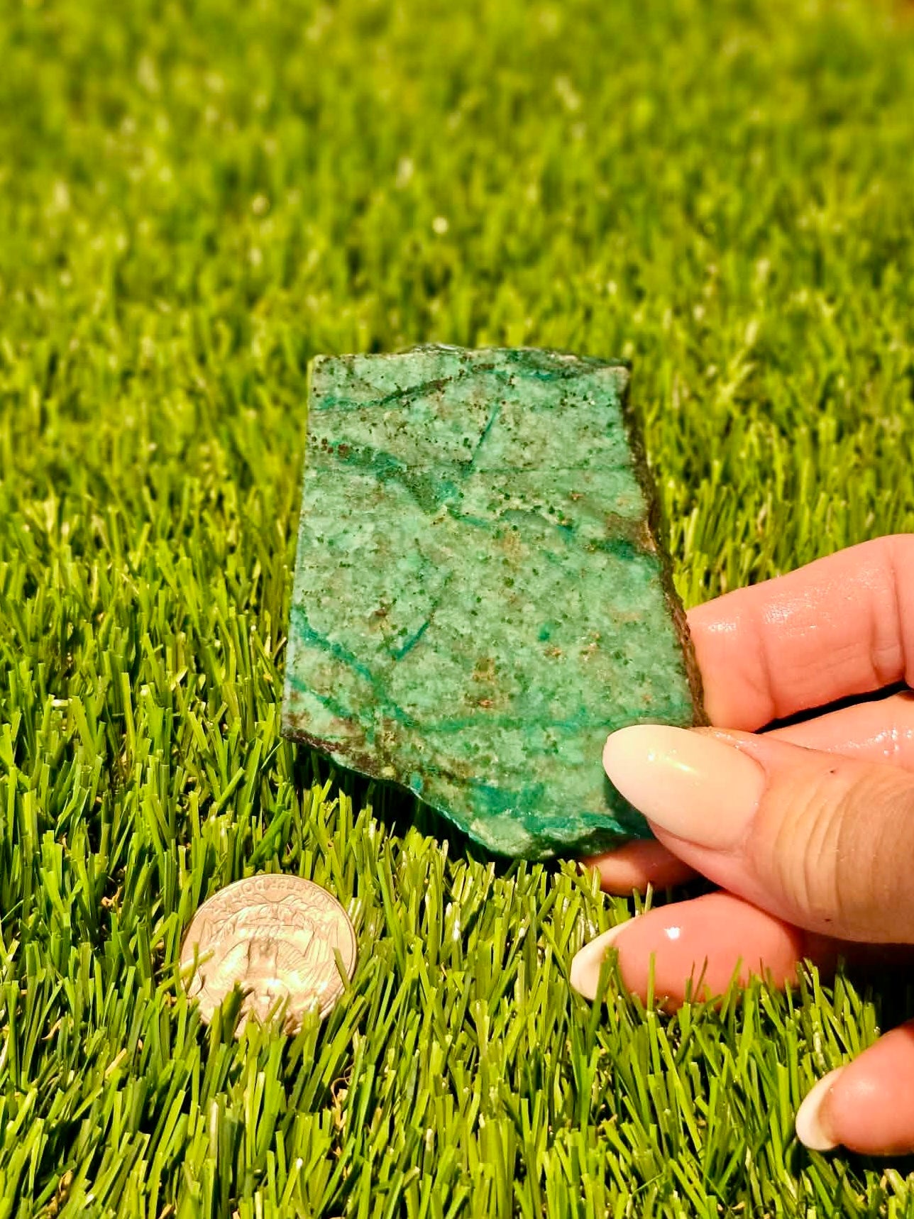Globe Chrysocolla Slabs 73-78