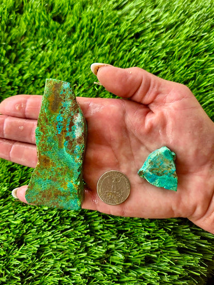Globe Chrysocolla Slab Bundle -17