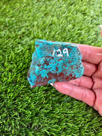 Globe Chrysocolla Slab 128-131