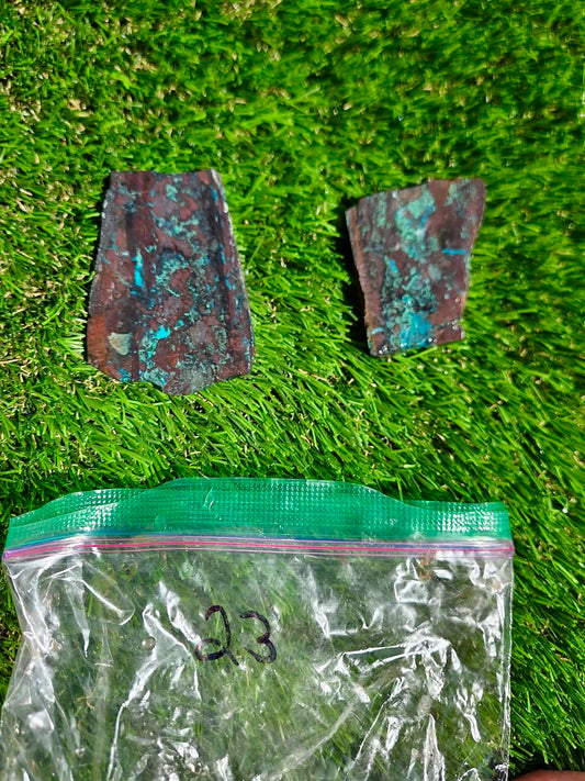 Globe Chrysocolla Slab Bundle -23