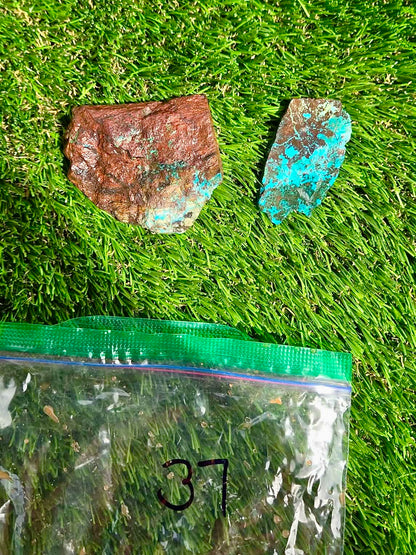 Globe Chrysocolla Slab Bundle -37