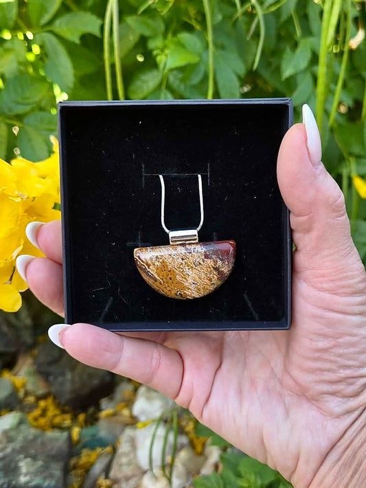 Earthly Cab Necklace-N33