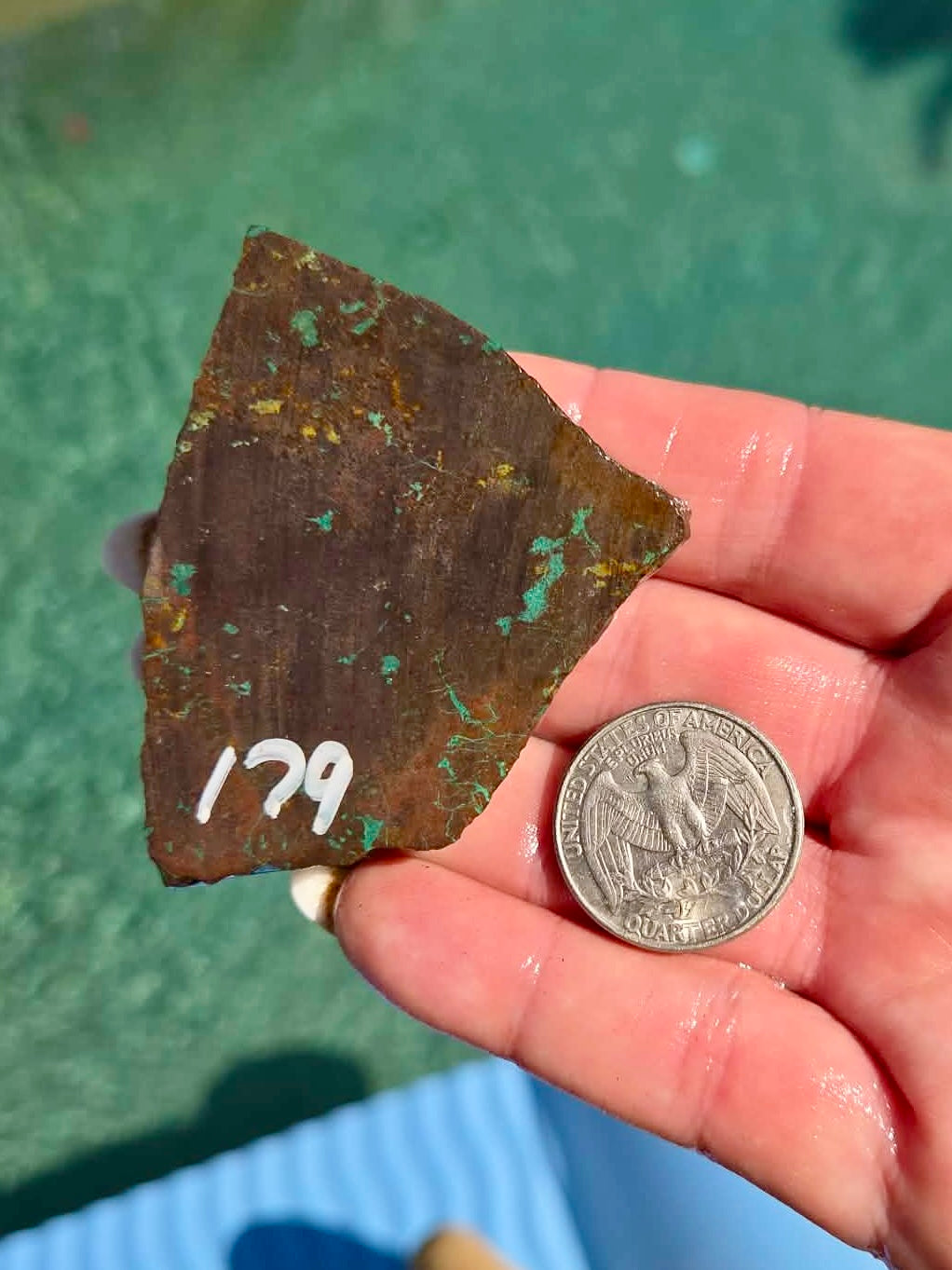 Planet Mine Chrysocolla Slab 176-183