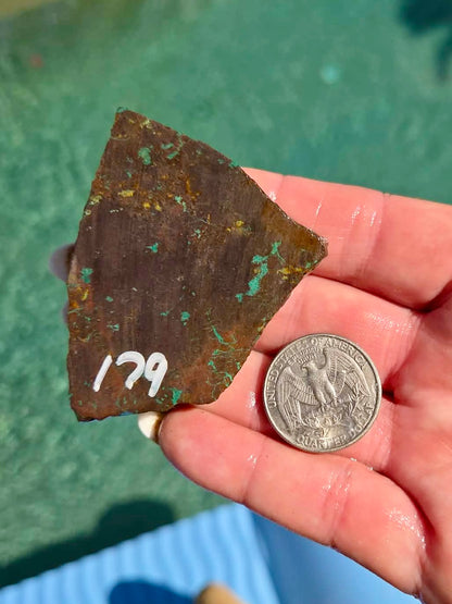 Planet Mine Chrysocolla Slab 176-183
