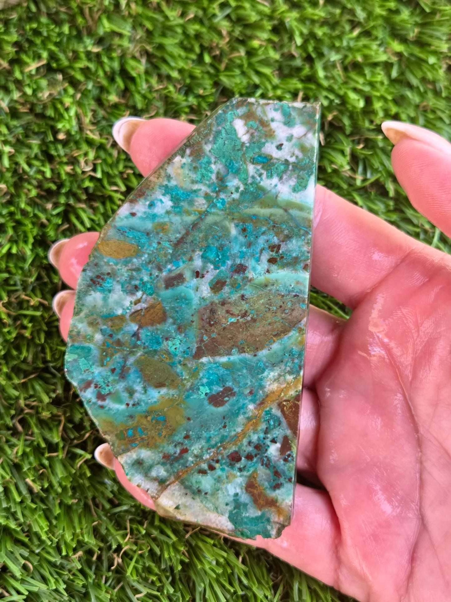 Globe Chrysocolla Slab A17-22